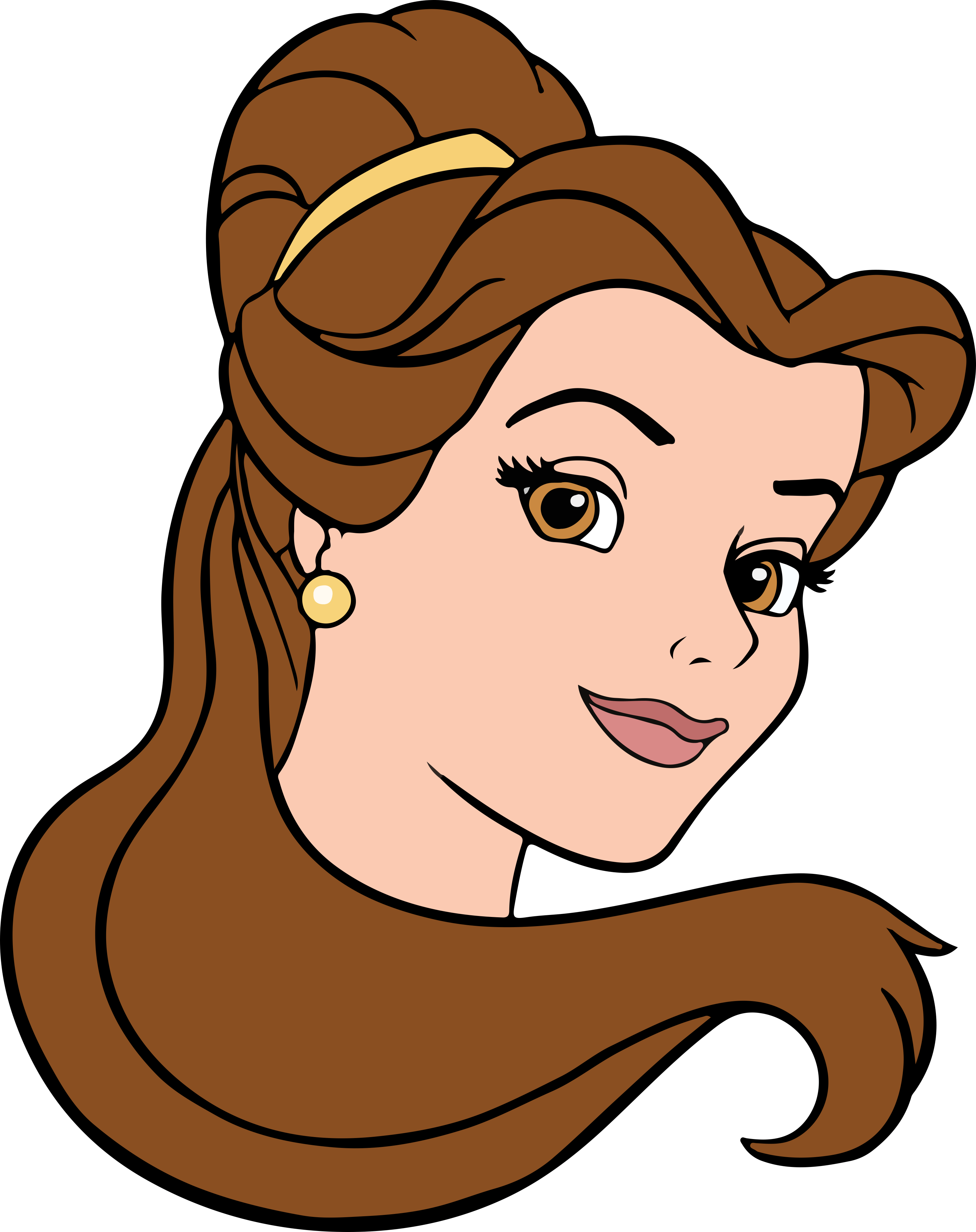 Beauty Beast 6 Outline Svg Vector Free Vectors